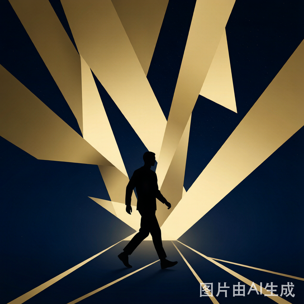 内在力量——穿越金色光芒的行者